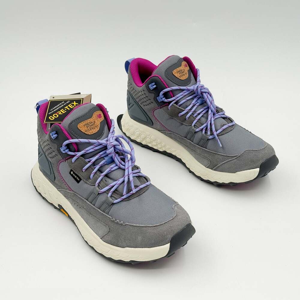 New Balance Fresh Foam X Hierro Mid GTX Gore-Tex Women's 10.5 Gray Magenta NWT